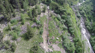  Le site du Sellaret vu par le drone